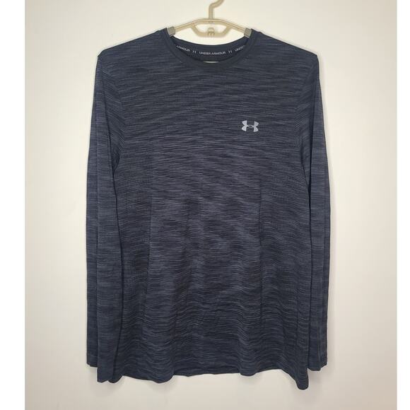 Under Armour HeatGear black grey long sleeve shirt - XXL / 2XL - Picture 1 of 5